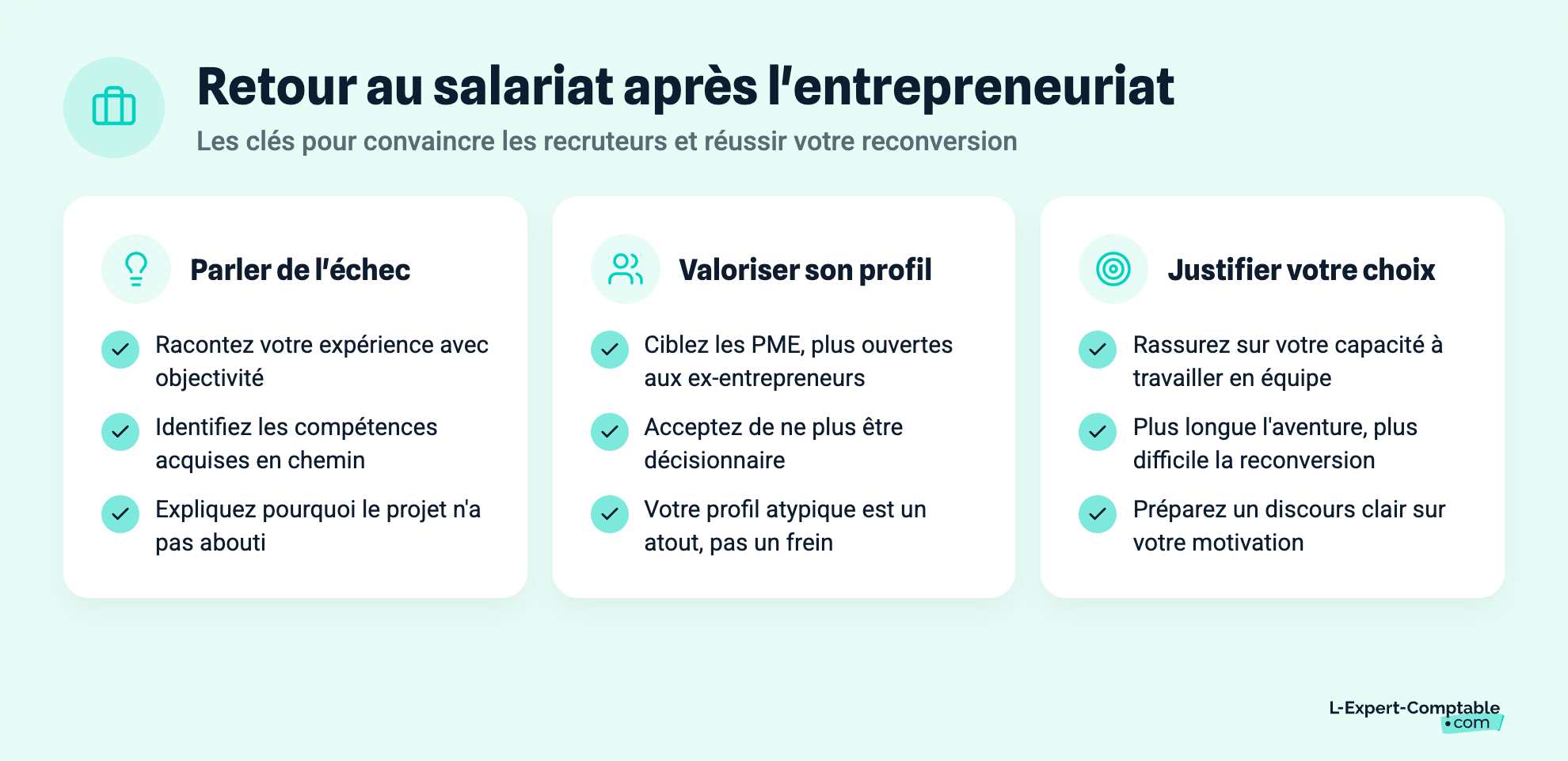 Retour au salariat après l'entrepreneuriat